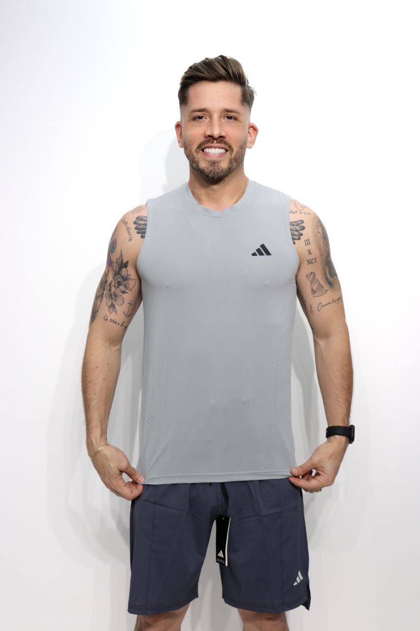 Tank Top Adidas Training Tech – Grey Sleeveless para Hombre