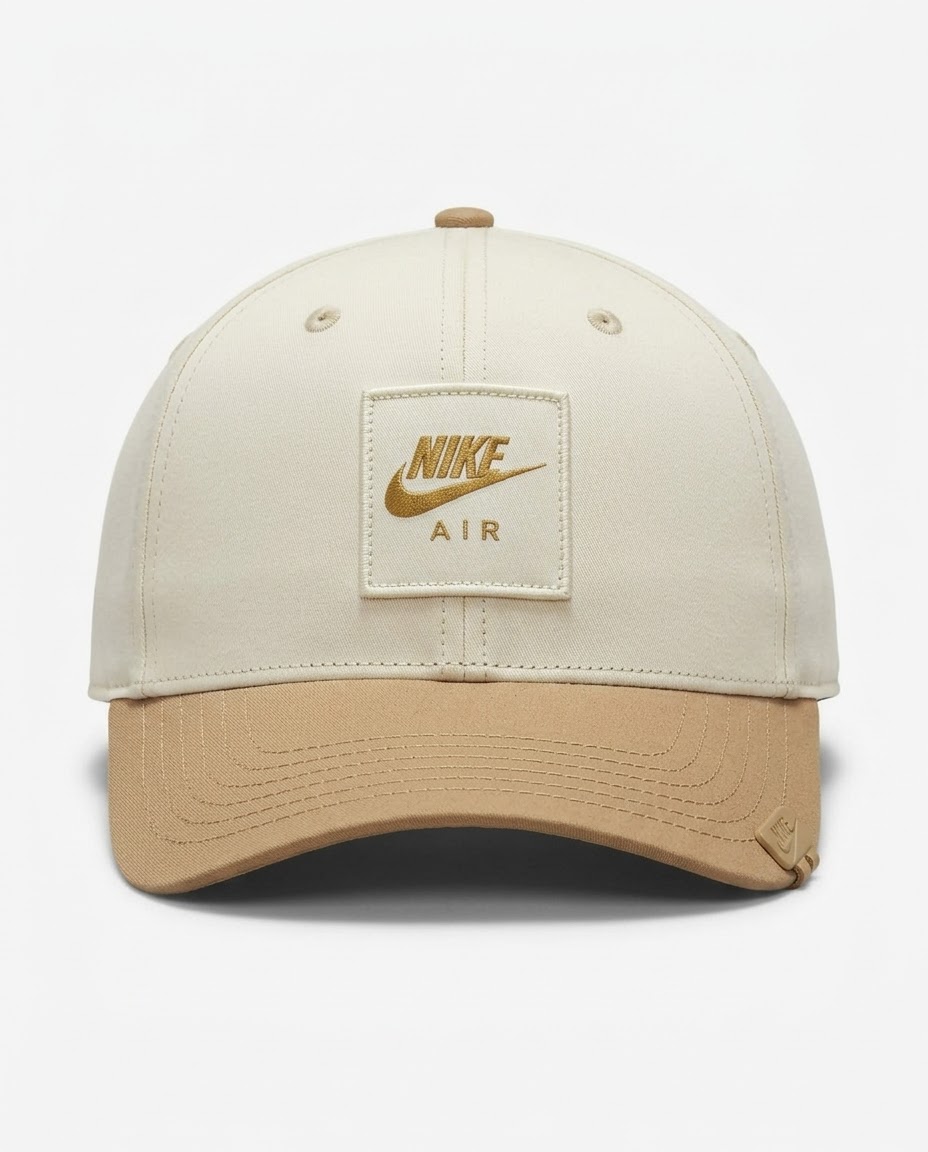 Gorra deportiva Nike Blanca / Gris / Beige