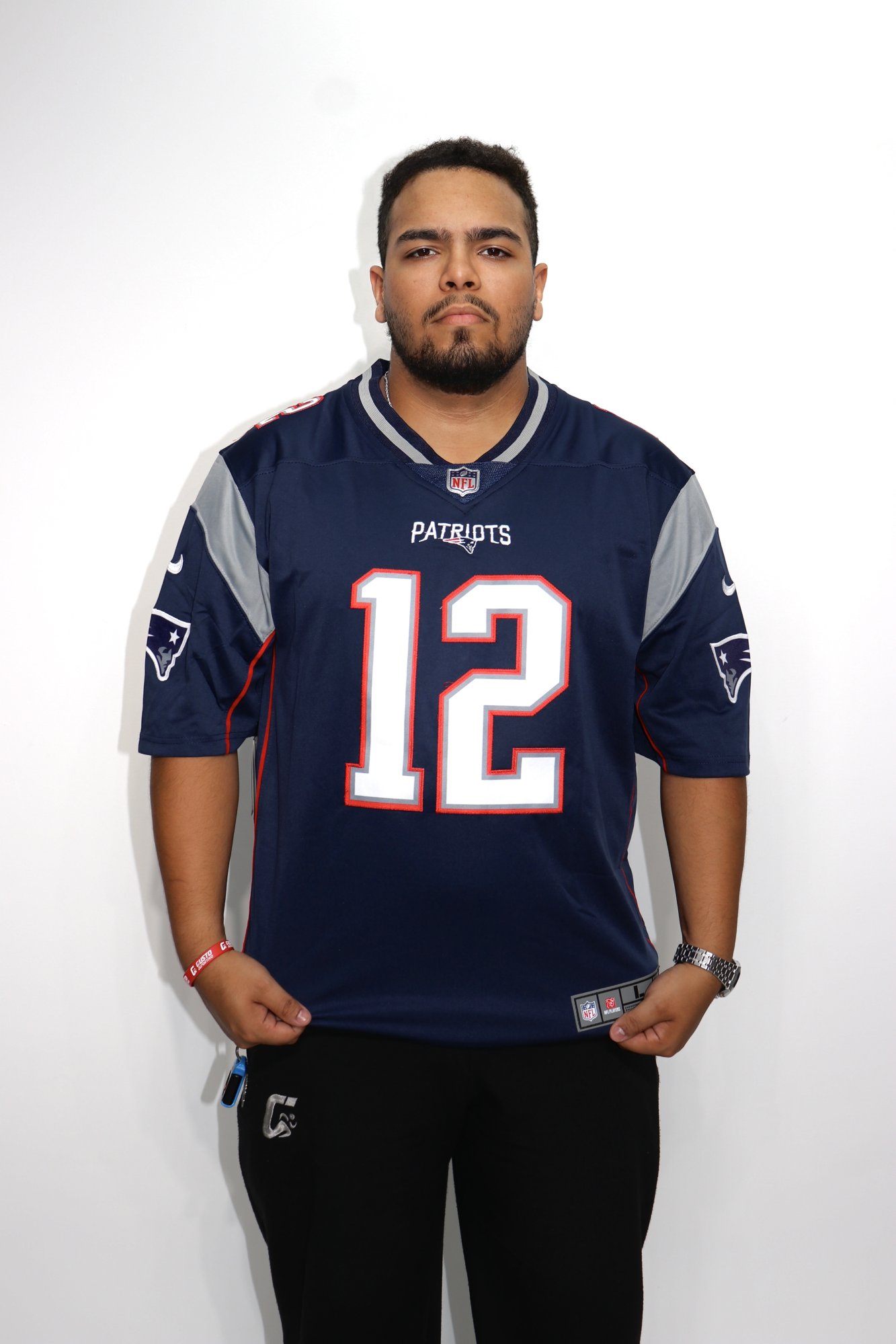 JERSEY NFL NEW ENGLAND PATRIOTS AZUL - DORSAL TOM BRADY